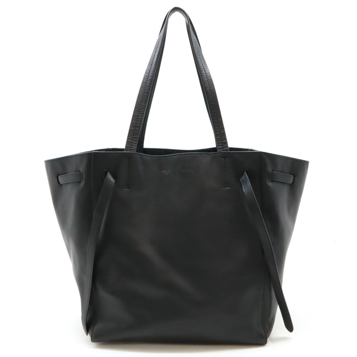 Celine Leather Phantom Small Belt Tote Bag