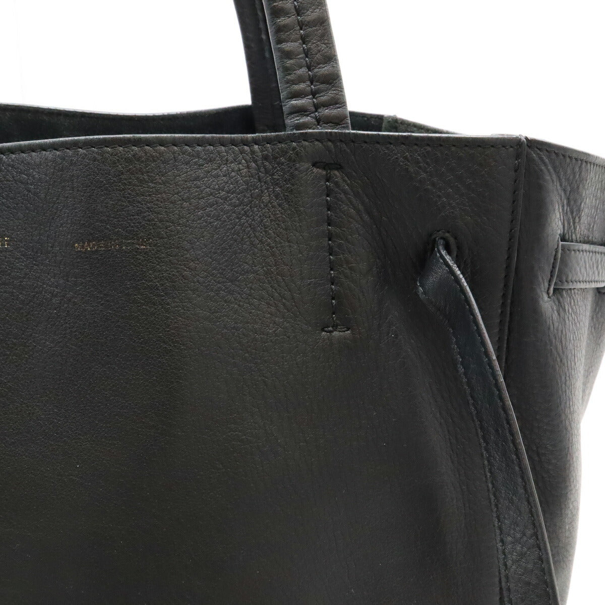 Celine Leather Phantom Small Belt Tote Bag