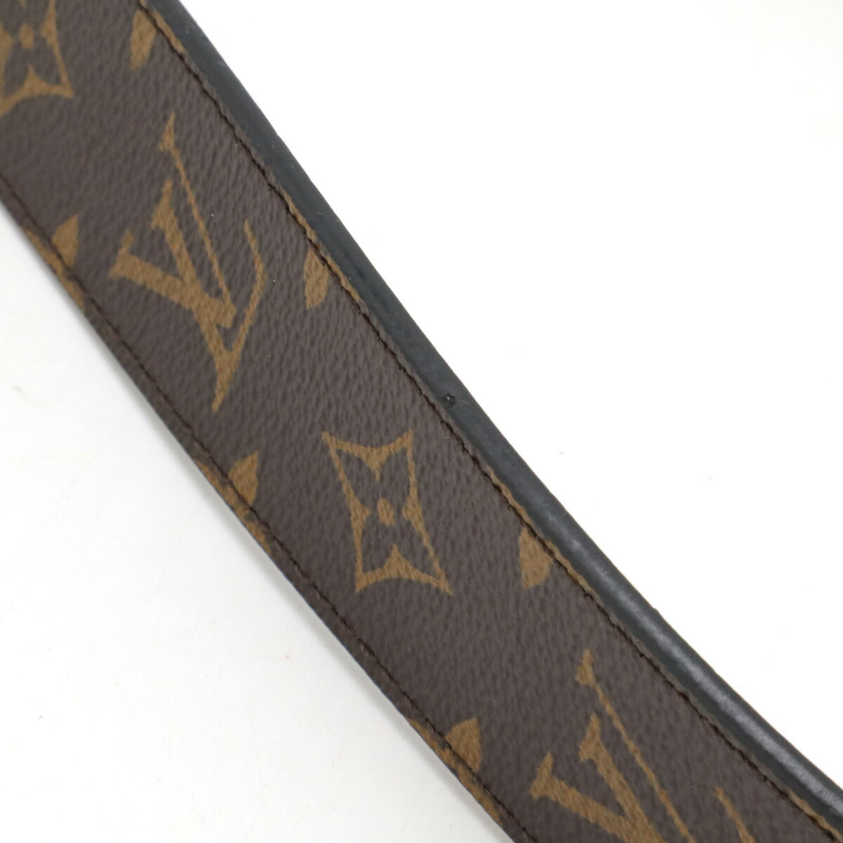 Louis Vuitton Monogram Leather Shoulder Strap Black