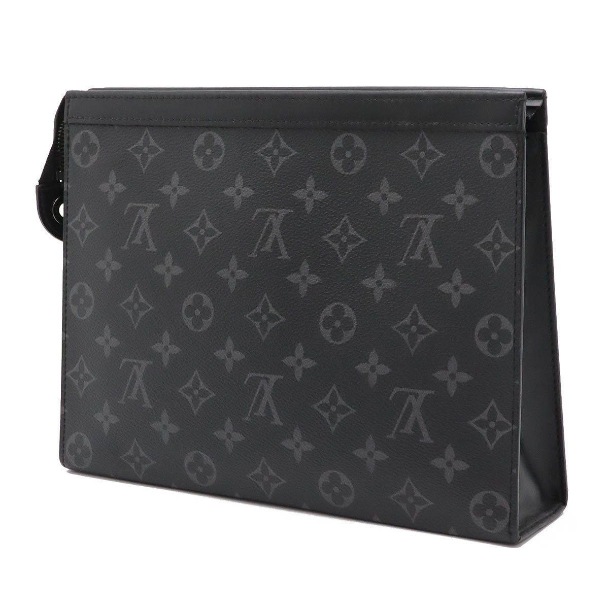 Louis Vuitton Monogram Eclipse Pochette Voyage MM Clutch