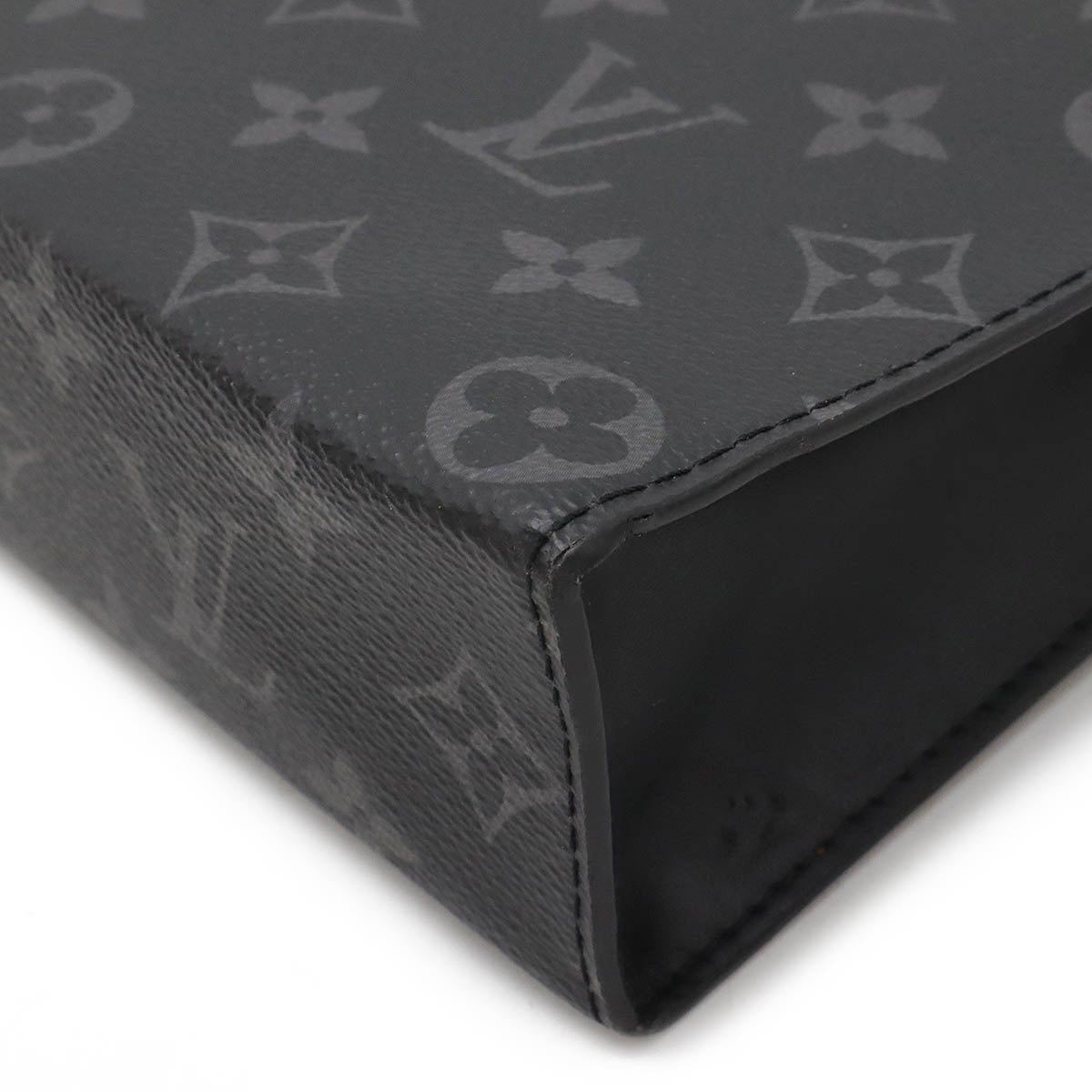 Louis Vuitton Monogram Eclipse Pochette Voyage MM Clutch