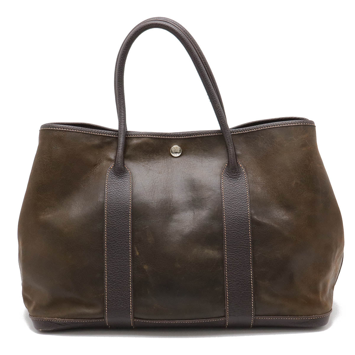 Hermes Garden Party PM Tote Bag Leather