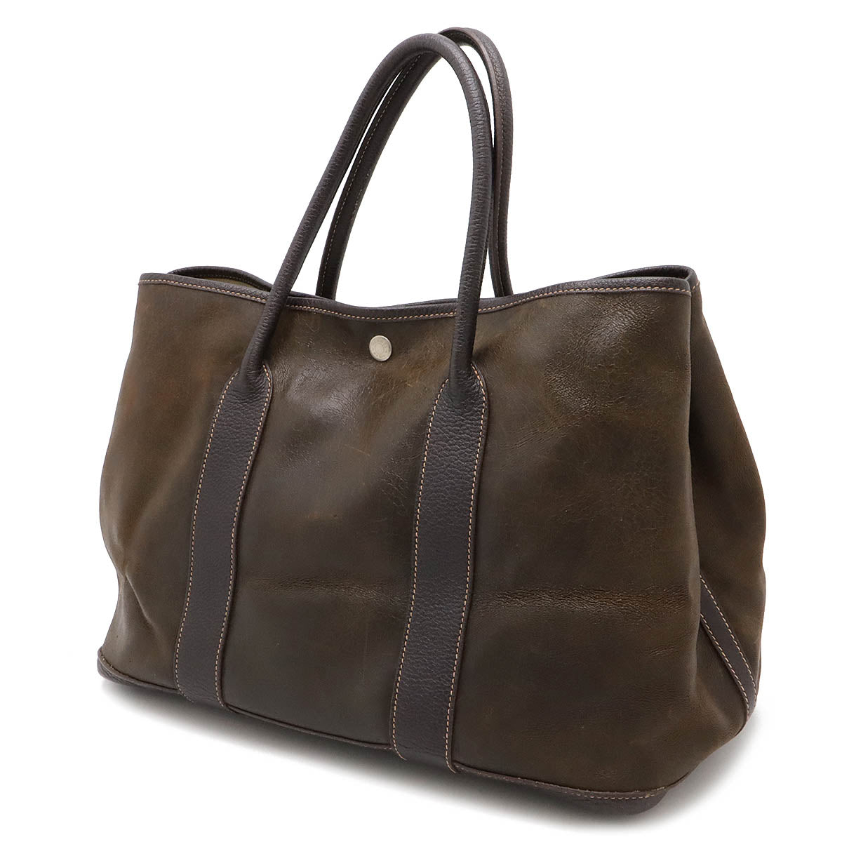 Hermes Garden Party PM Tote Bag Leather