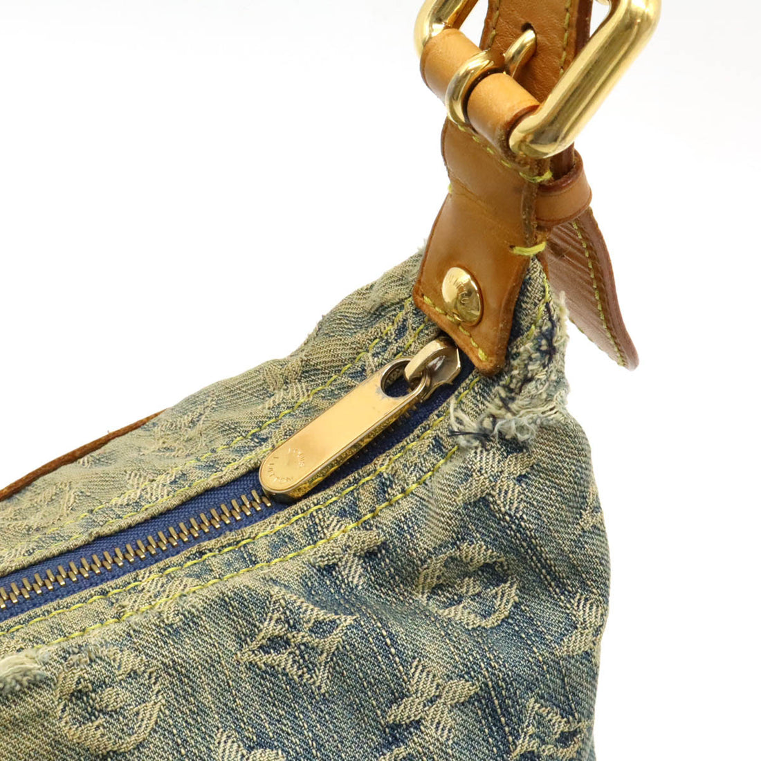 Louis Vuitton Monogram Denim Bag PM Blue M95049