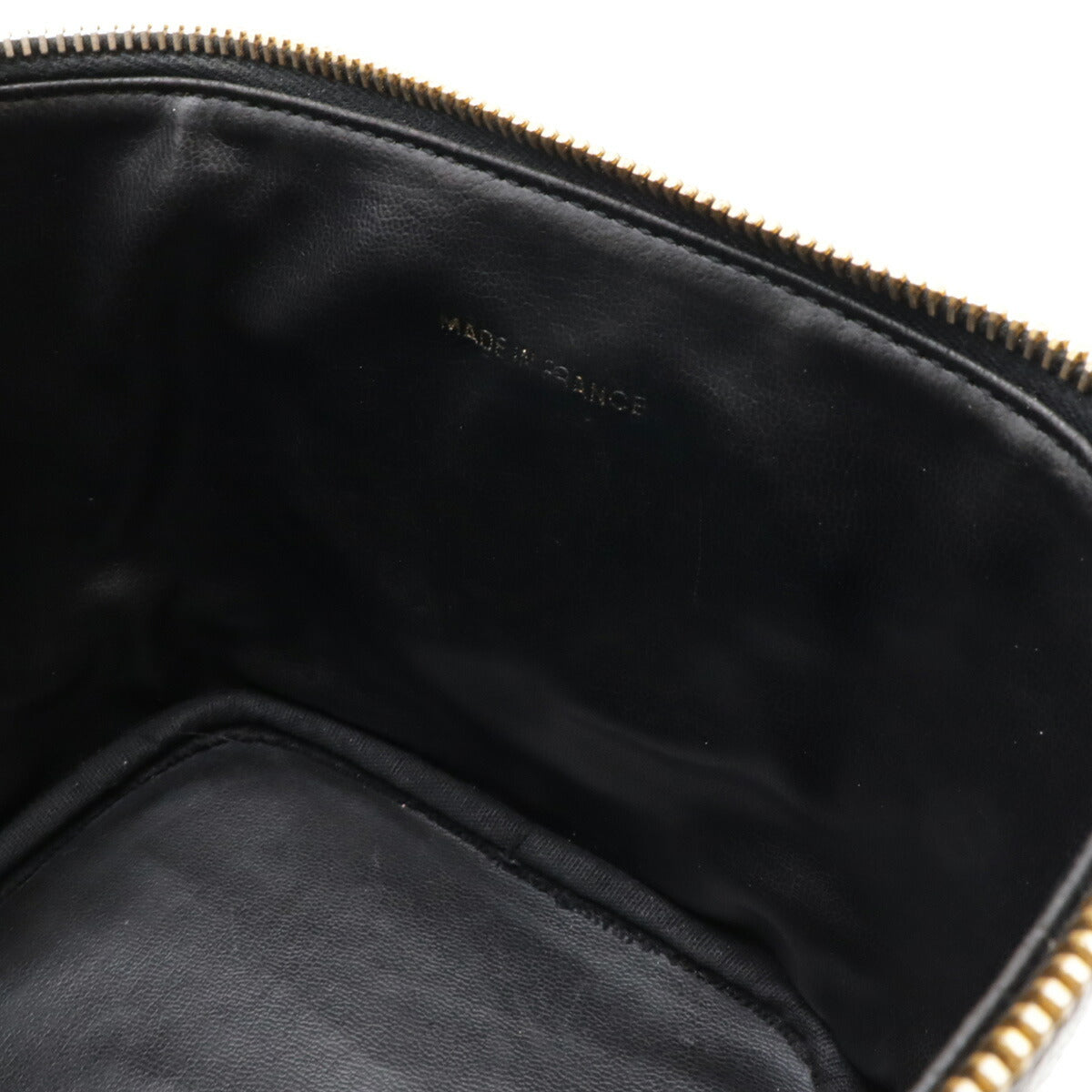 Chanel Caviar Vanity Bag Handbag Black