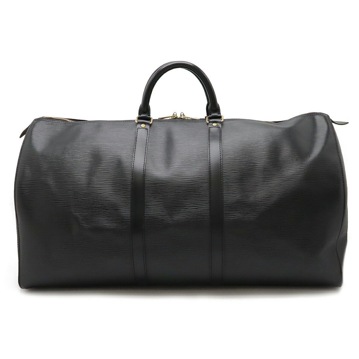 Louis Vuitton Epi Keepall 55 Boston Bag Black