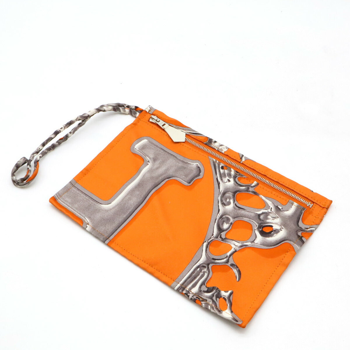 Hermes Silky City PM Silk Leather Shoulder Bag