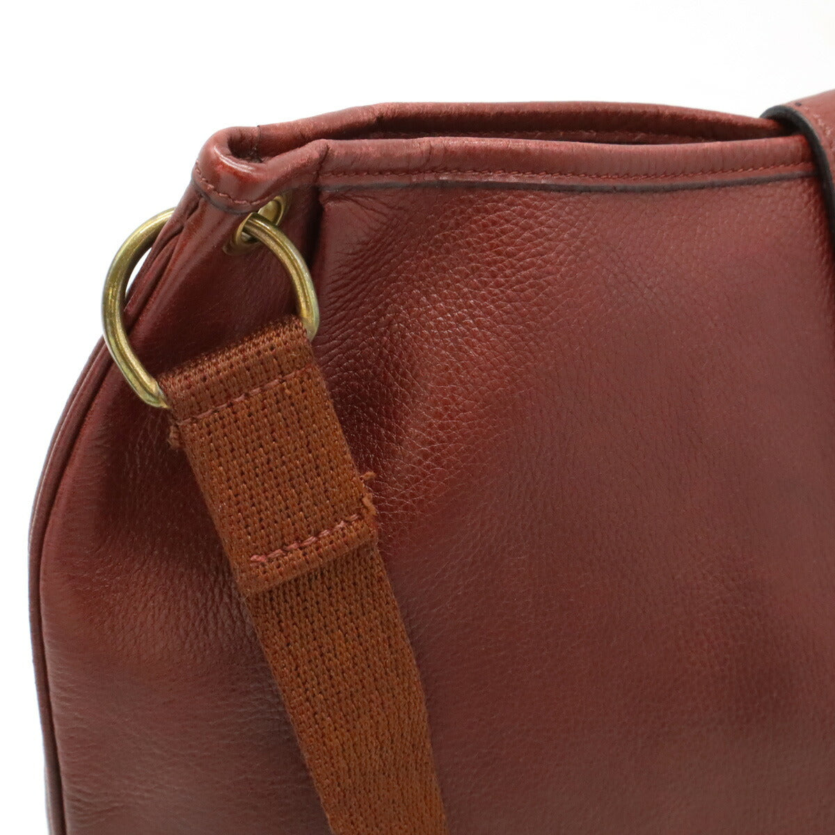 Hermes Rodeo Leather Shoulder Bag Bordeaux