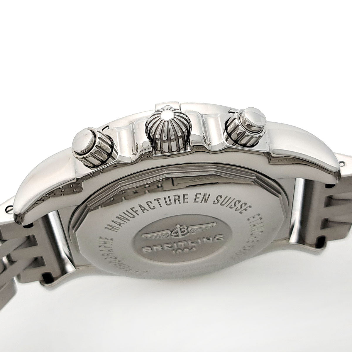 Breitling Stainless Steel Chronomat 44 Chronograph Watch