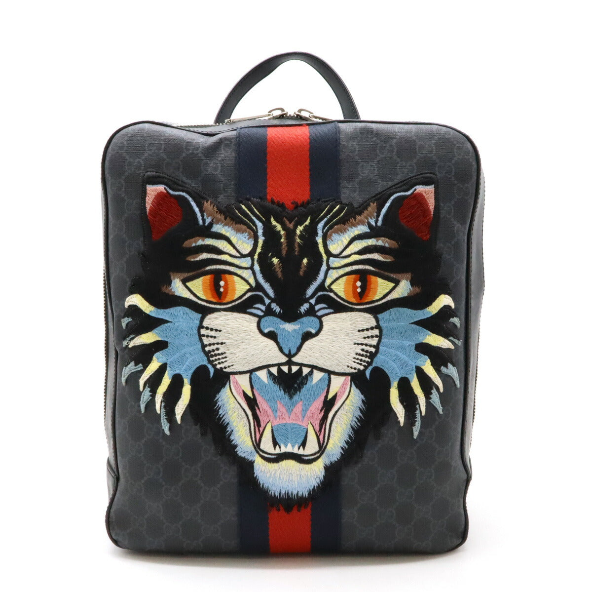 Gucci GG Supreme Angry Cat Backpack