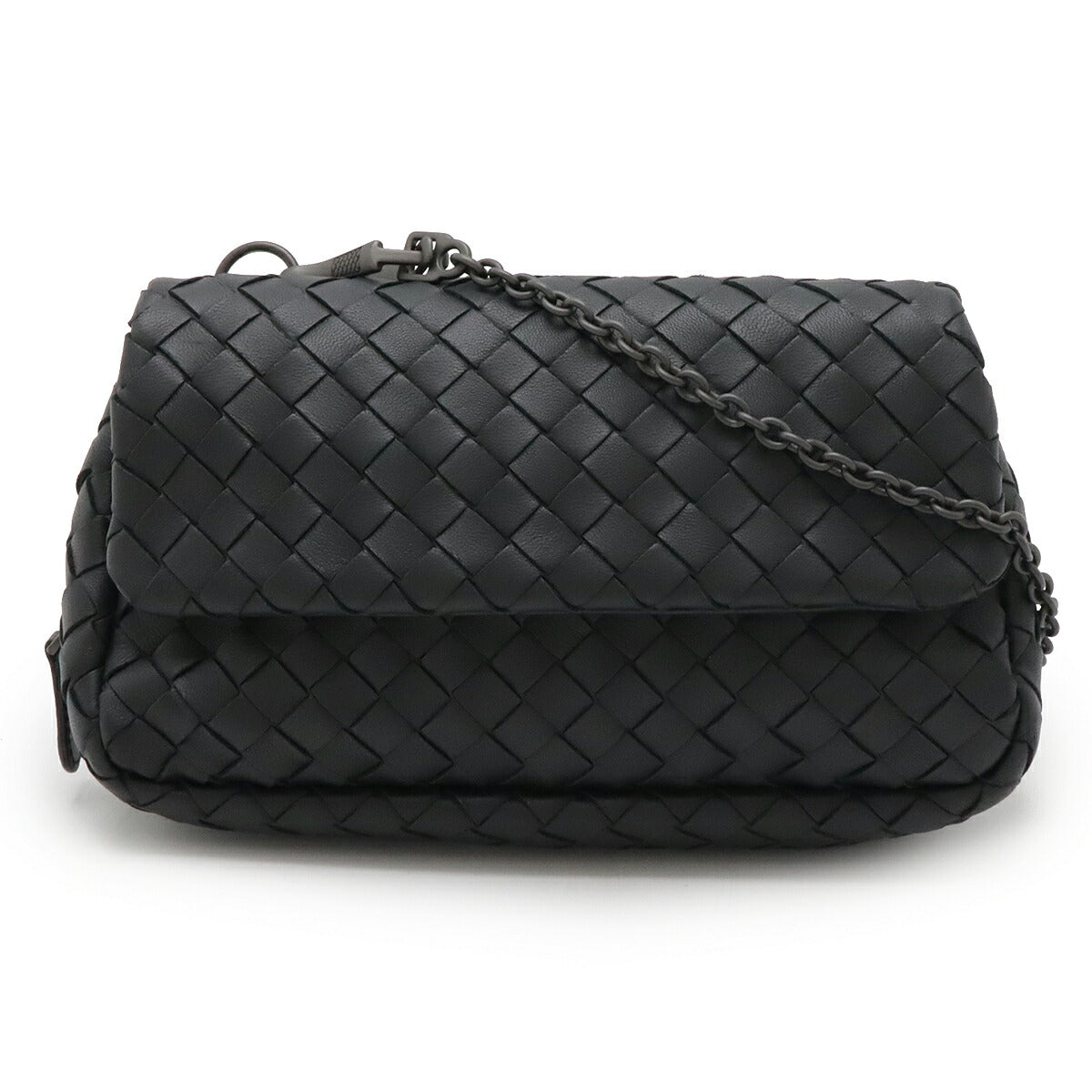 Bottega Veneta Leather Intrecciato Shoulder Bag