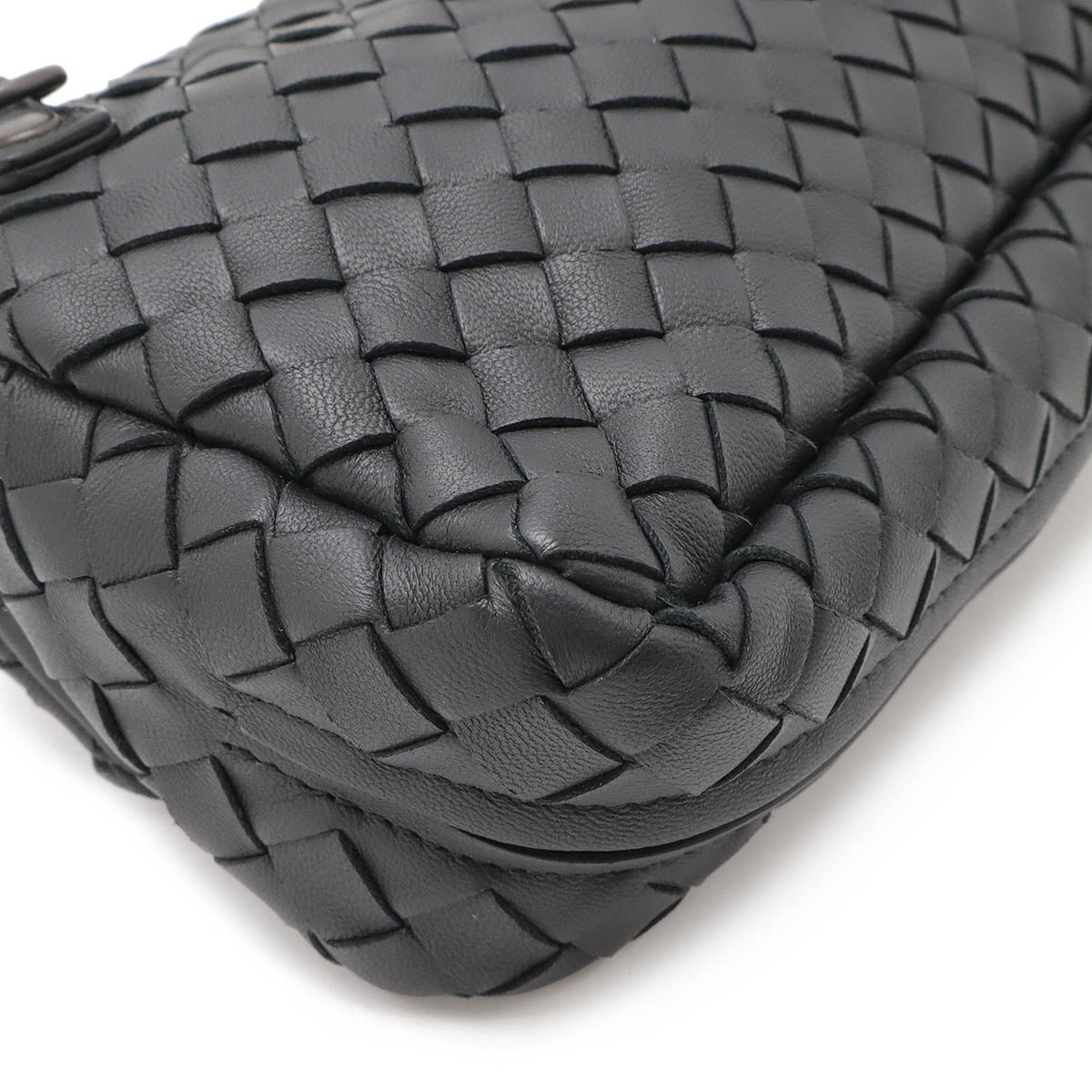 Bottega Veneta Leather Intrecciato Shoulder Bag