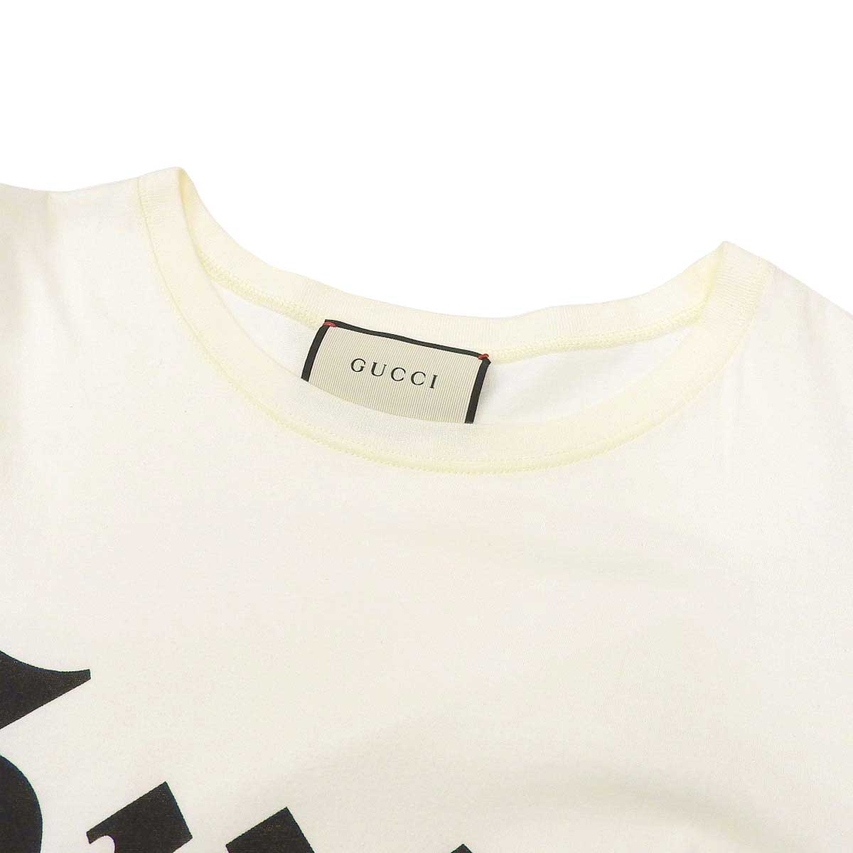 Gucci Logo Cotton T-Shirt Ivory