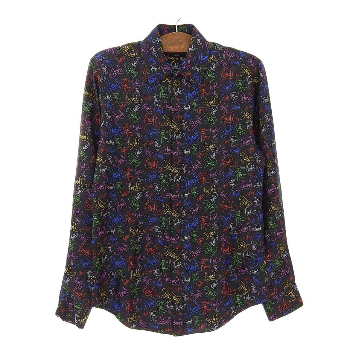 Fendi Silk Shirt FS0808 AH1Y Black Multicolor