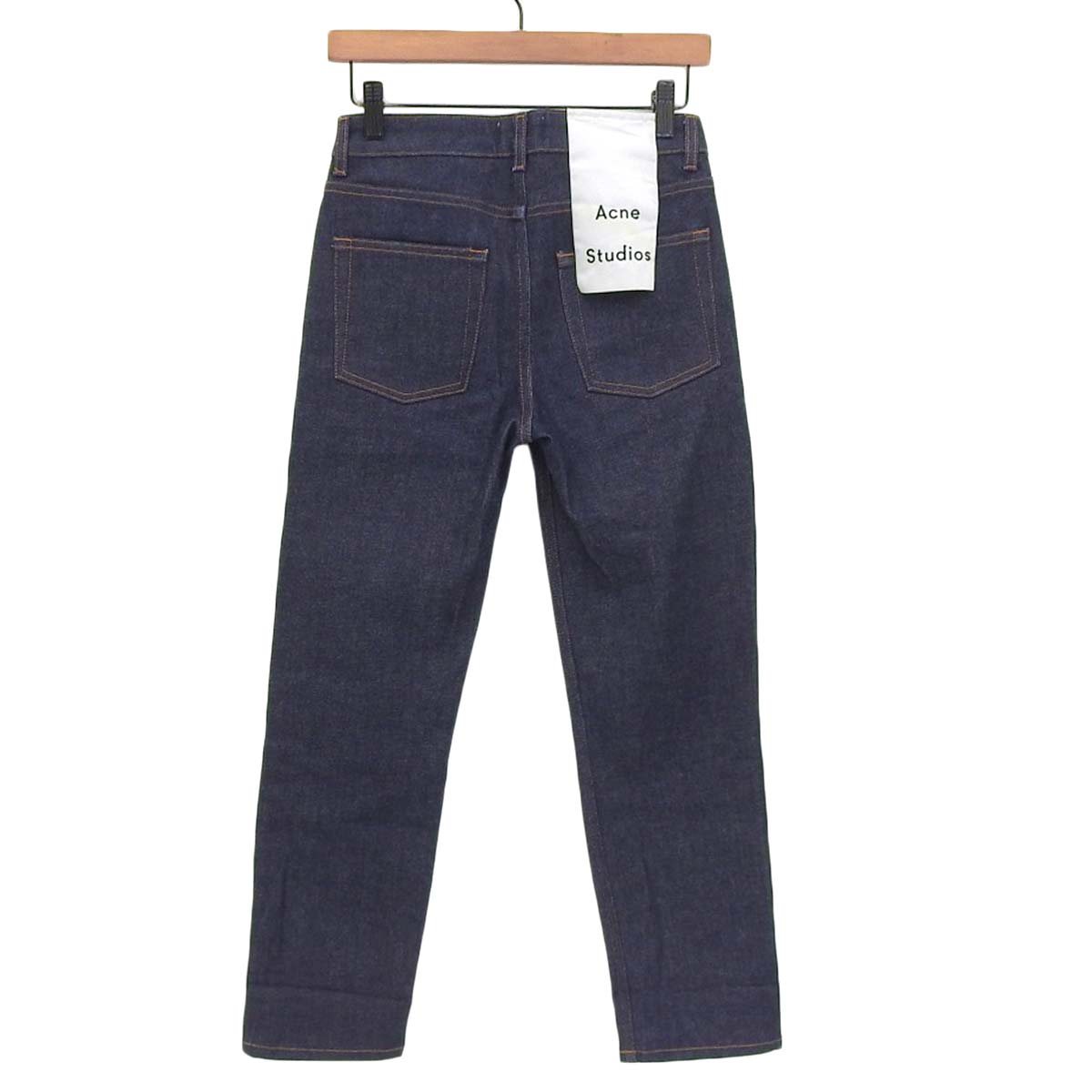 Acne Studios Cotton Denim Pants Blue