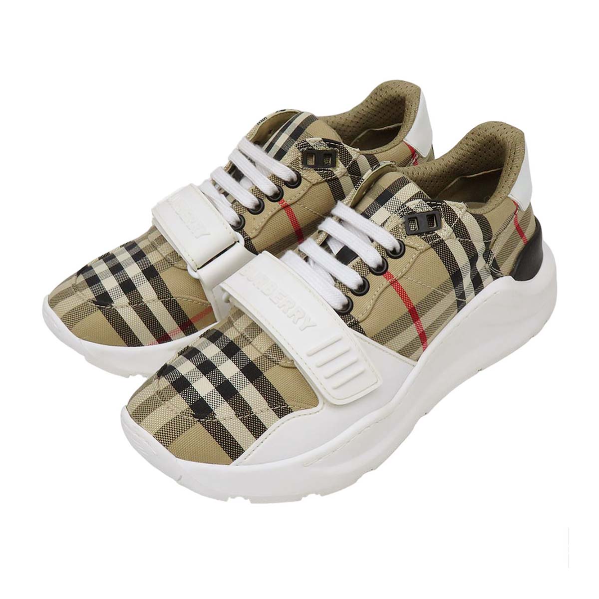 Burberry Check Leather Sneakers 80505091