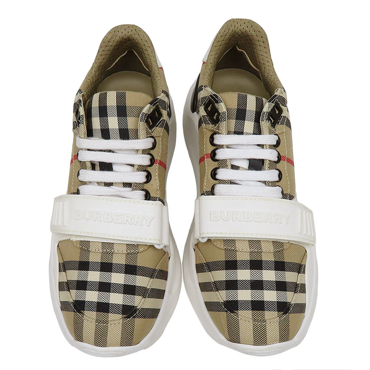 Burberry Check Leather Sneakers 80505091