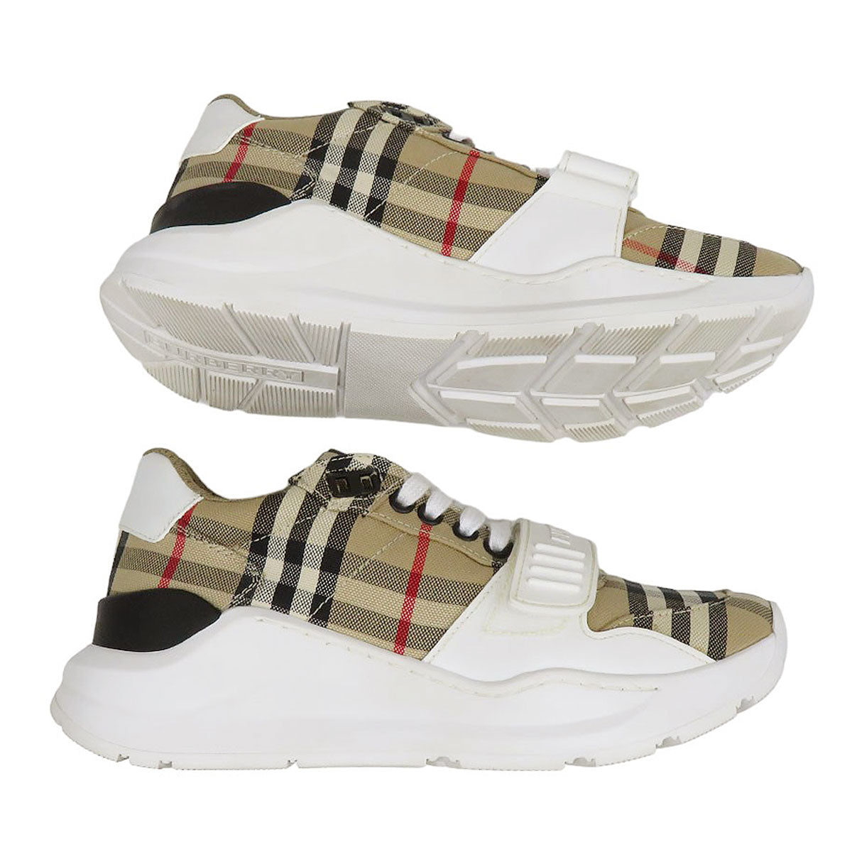 Burberry Check Leather Sneakers 80505091