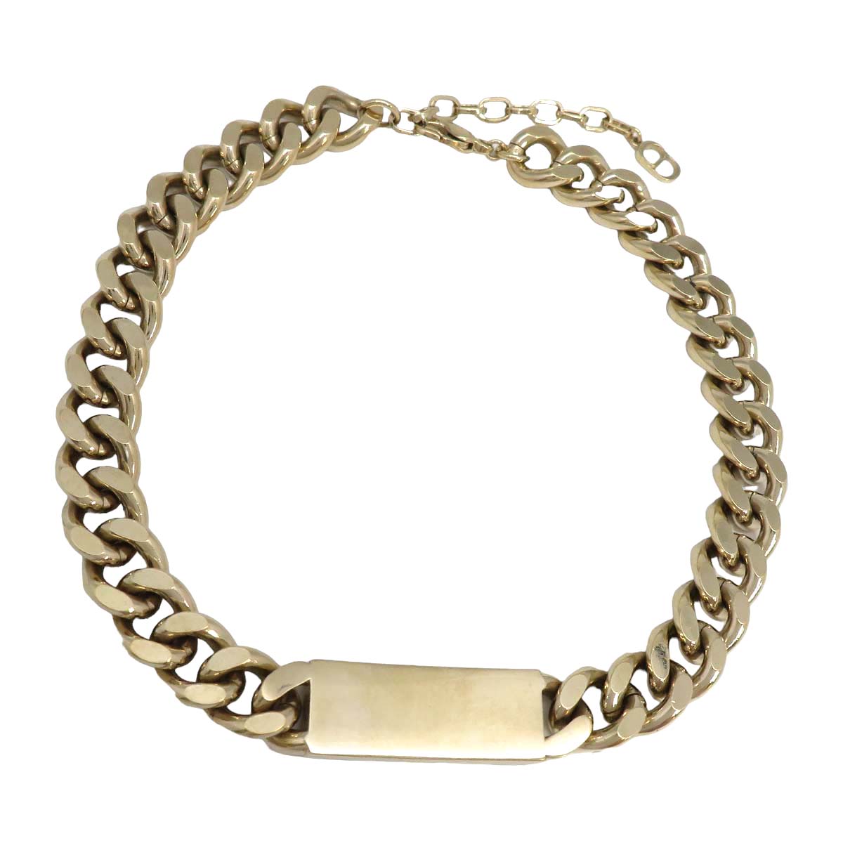 Dior Metal Chain Link Necklace N2064HOMMT