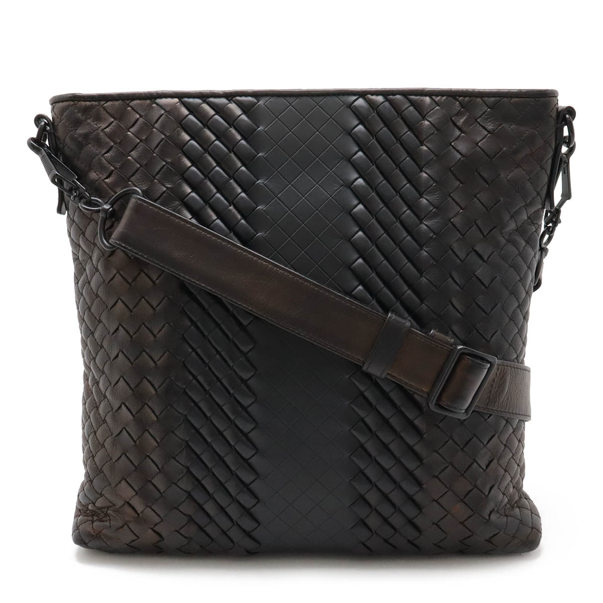 Bottega Veneta Leather Intreccio Shoulder Bag