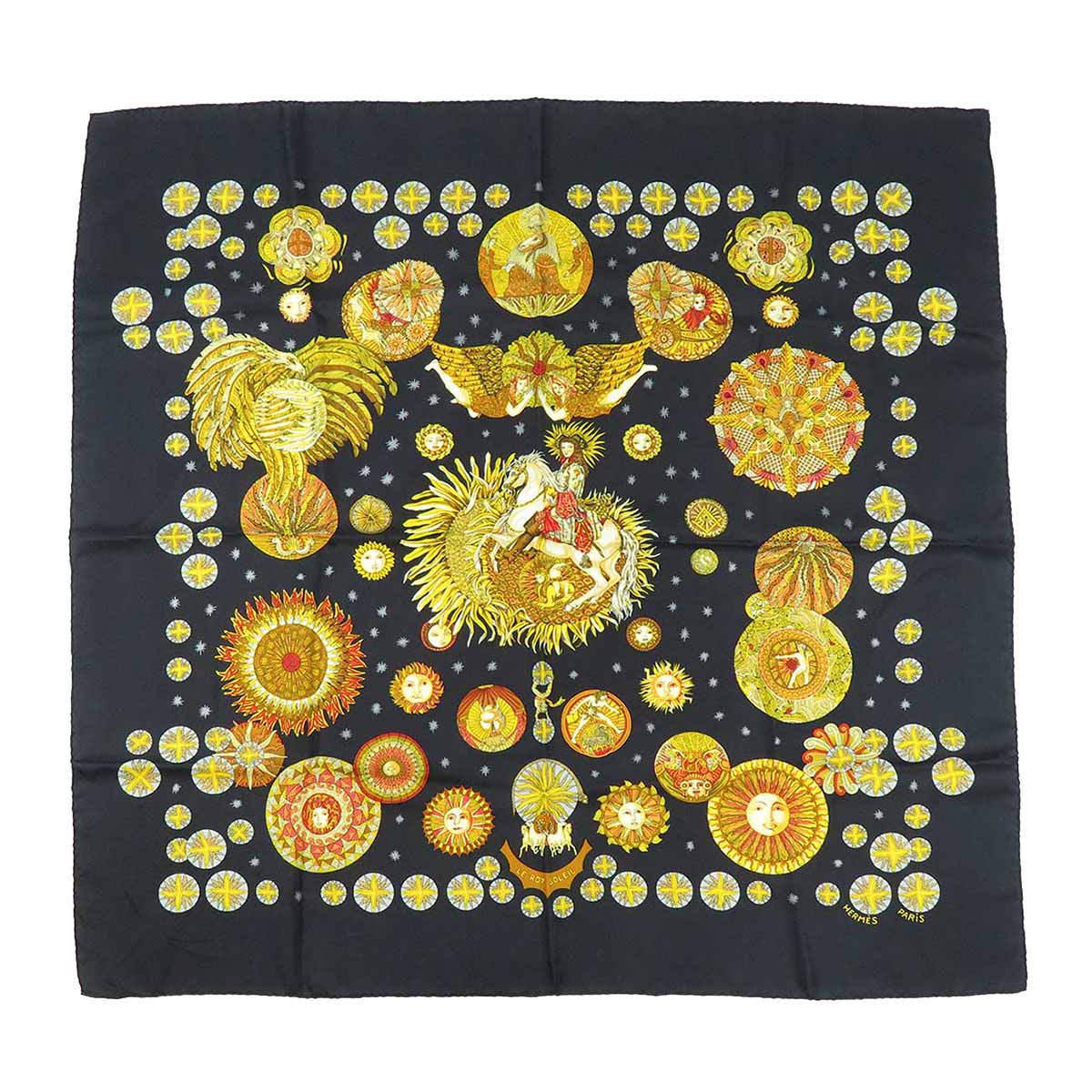 Hermes Silk Scarf LE ROY SOLEIL