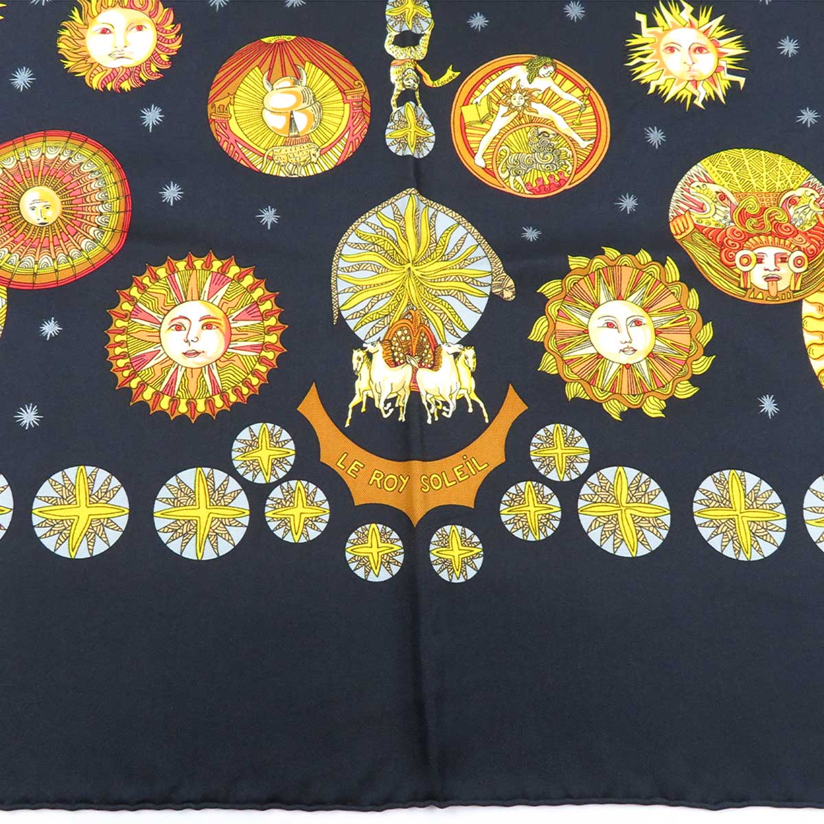 Hermes Silk Scarf LE ROY SOLEIL