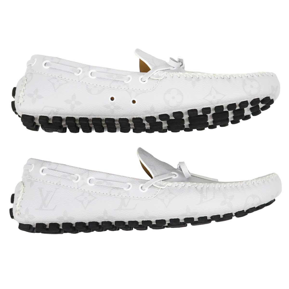 Louis Vuitton Leather Moccasin Monogram