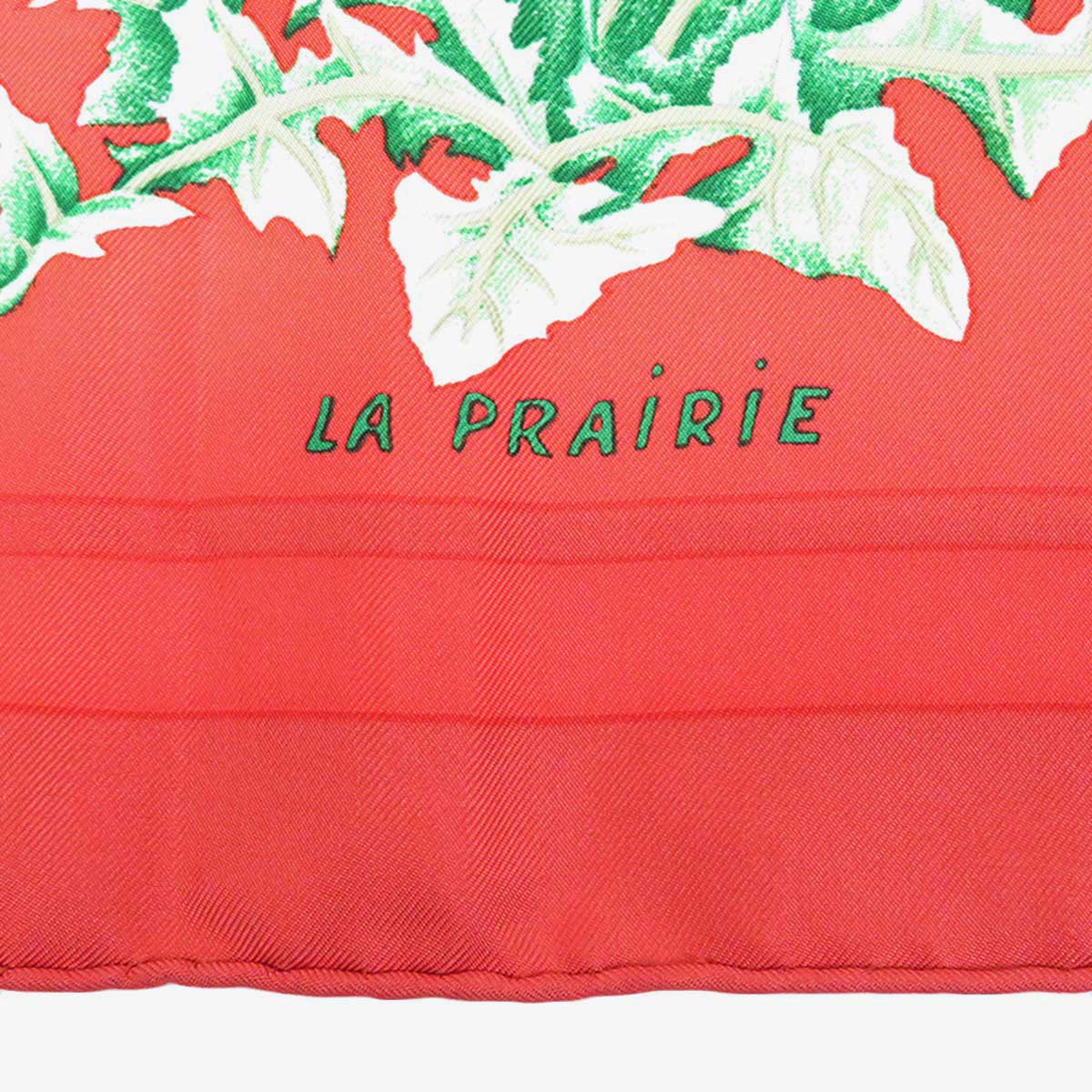 Hermes Scarf Red LA PRAIRIE