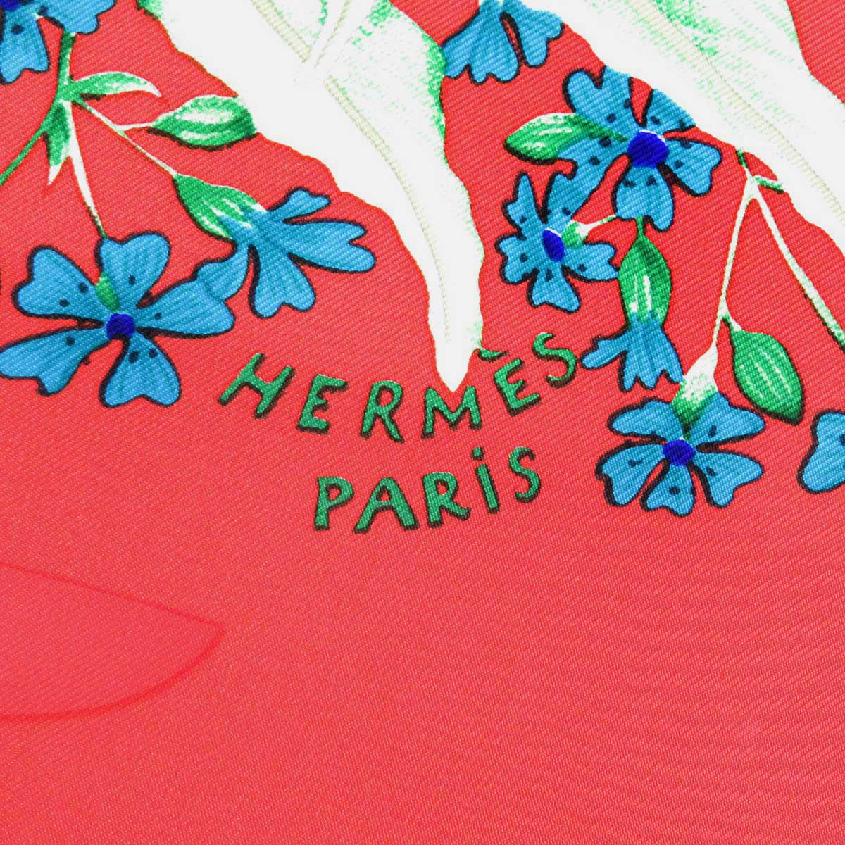 Hermes Scarf Red LA PRAIRIE