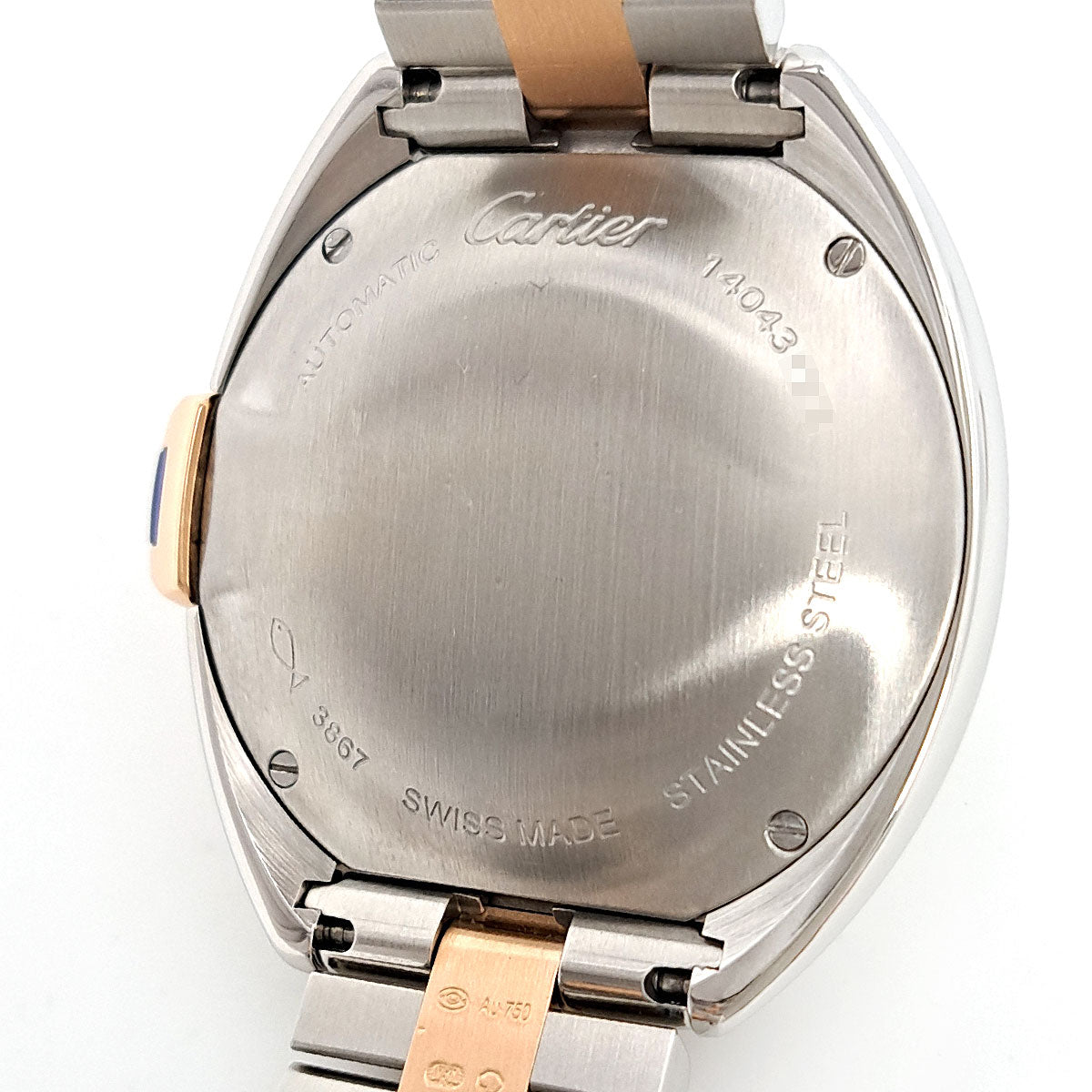 Cartier Watch W2CL0004 Stainless Steel Pink Gold Automatic