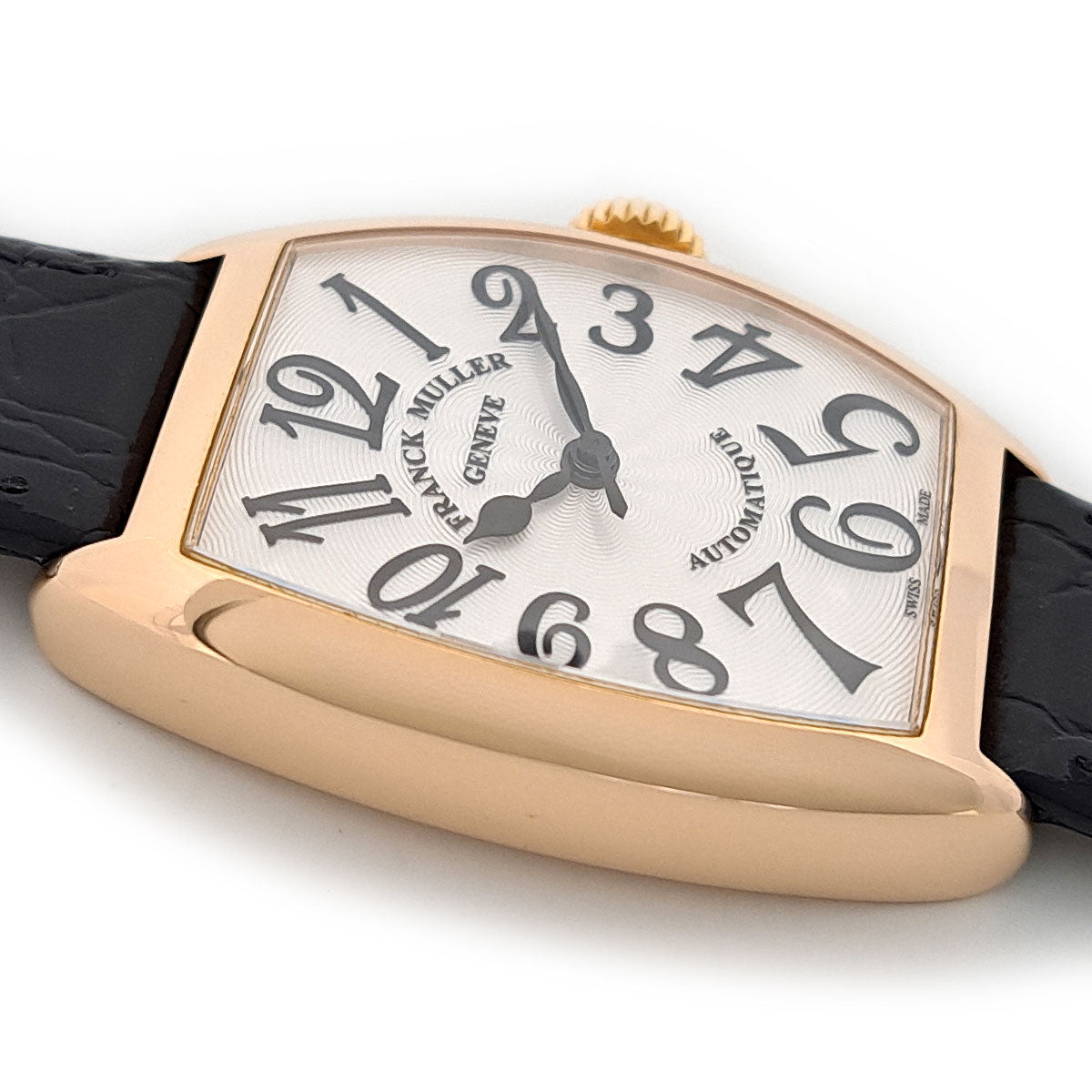 Franck Muller 7500SC Pink Gold Leather Automatic Watch