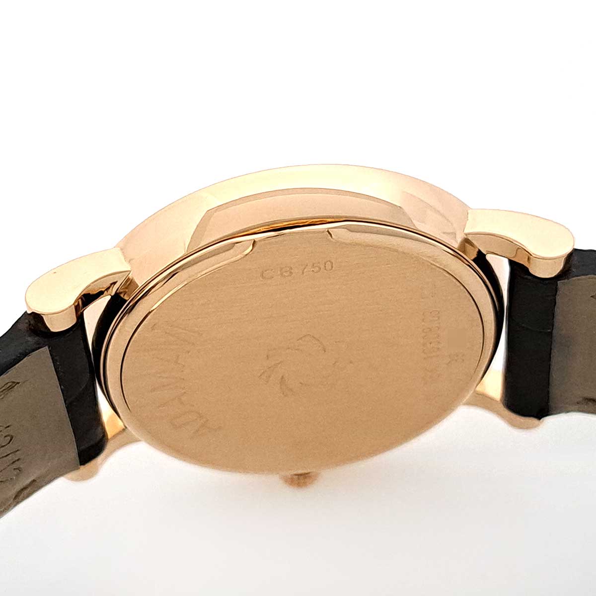 Pink Gold Leather Quartz Watch 00.10308.03.16.01