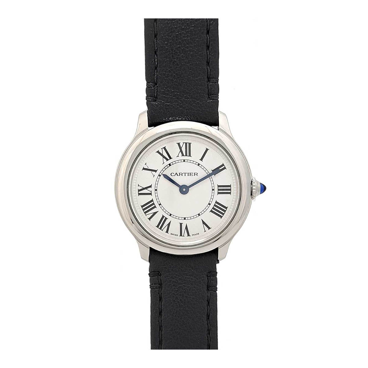 Cartier Watch WSRN0030 Stainless Steel Leather Quartz