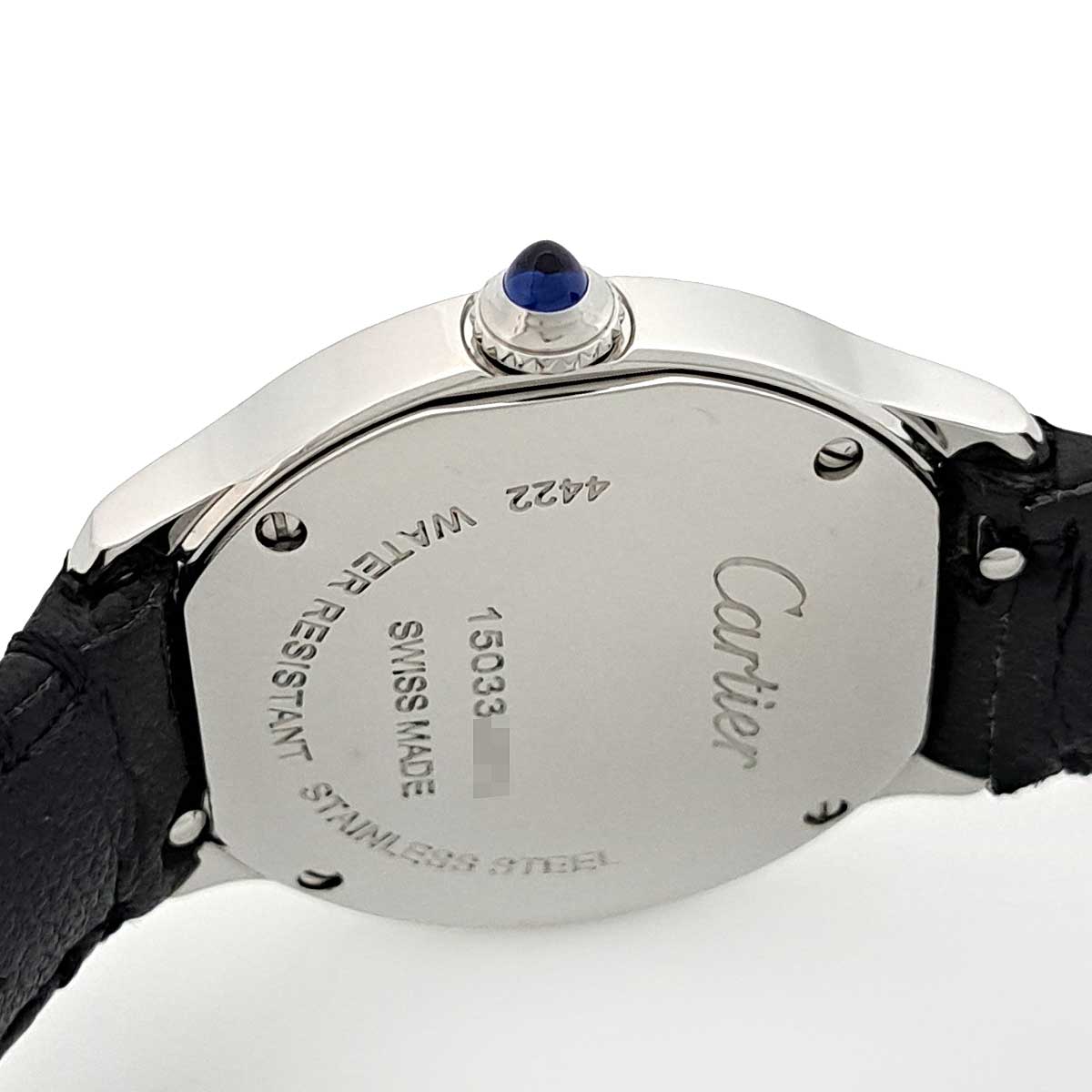 Cartier Watch WSRN0030 Stainless Steel Leather Quartz