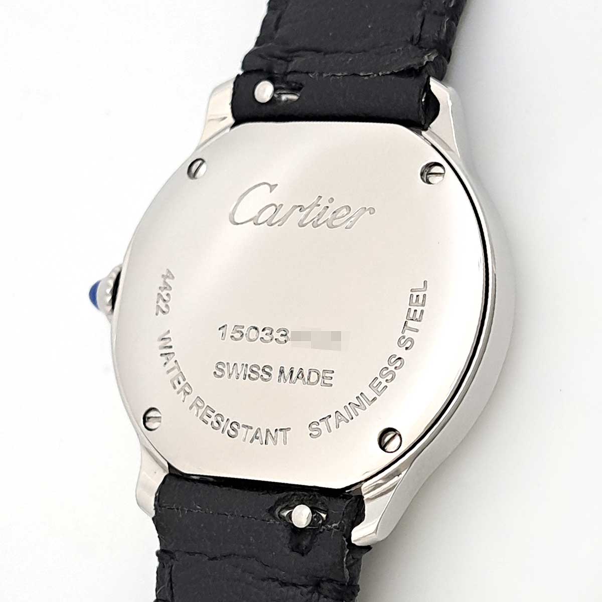 Cartier Watch WSRN0030 Stainless Steel Leather Quartz