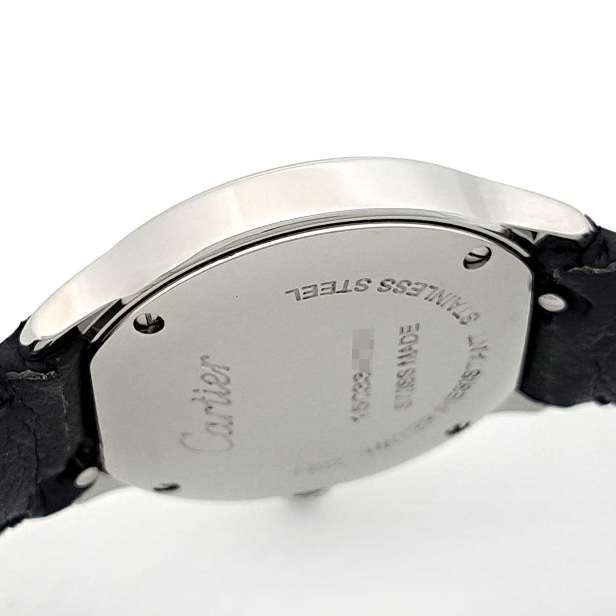 Cartier Watch WSRN0030 Stainless Steel Leather Quartz