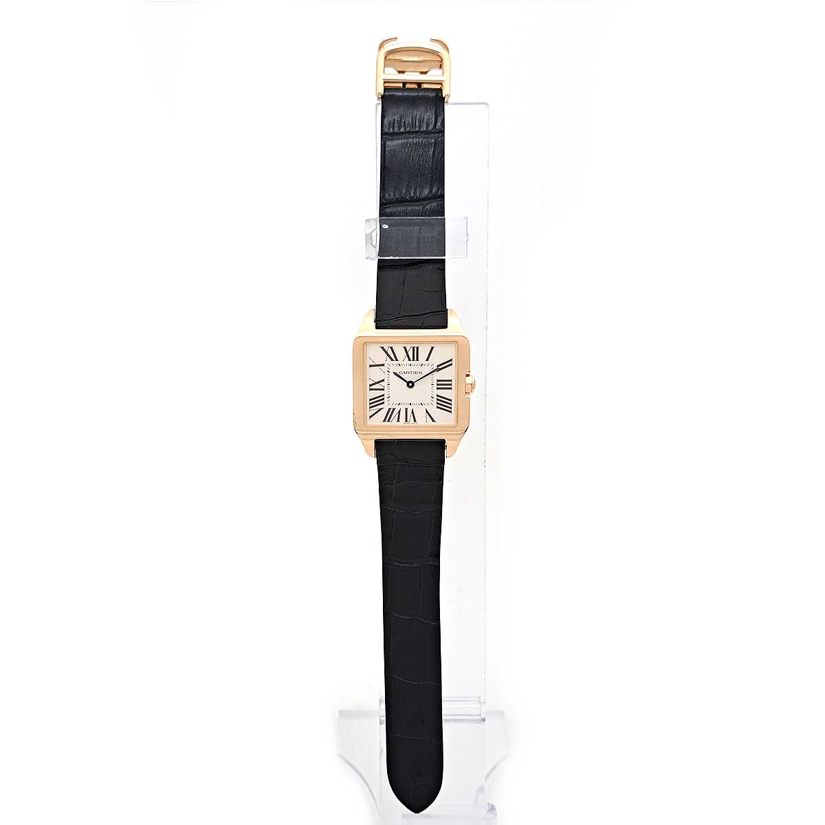 Cartier Pink Gold Leather Quartz Watch W2009251