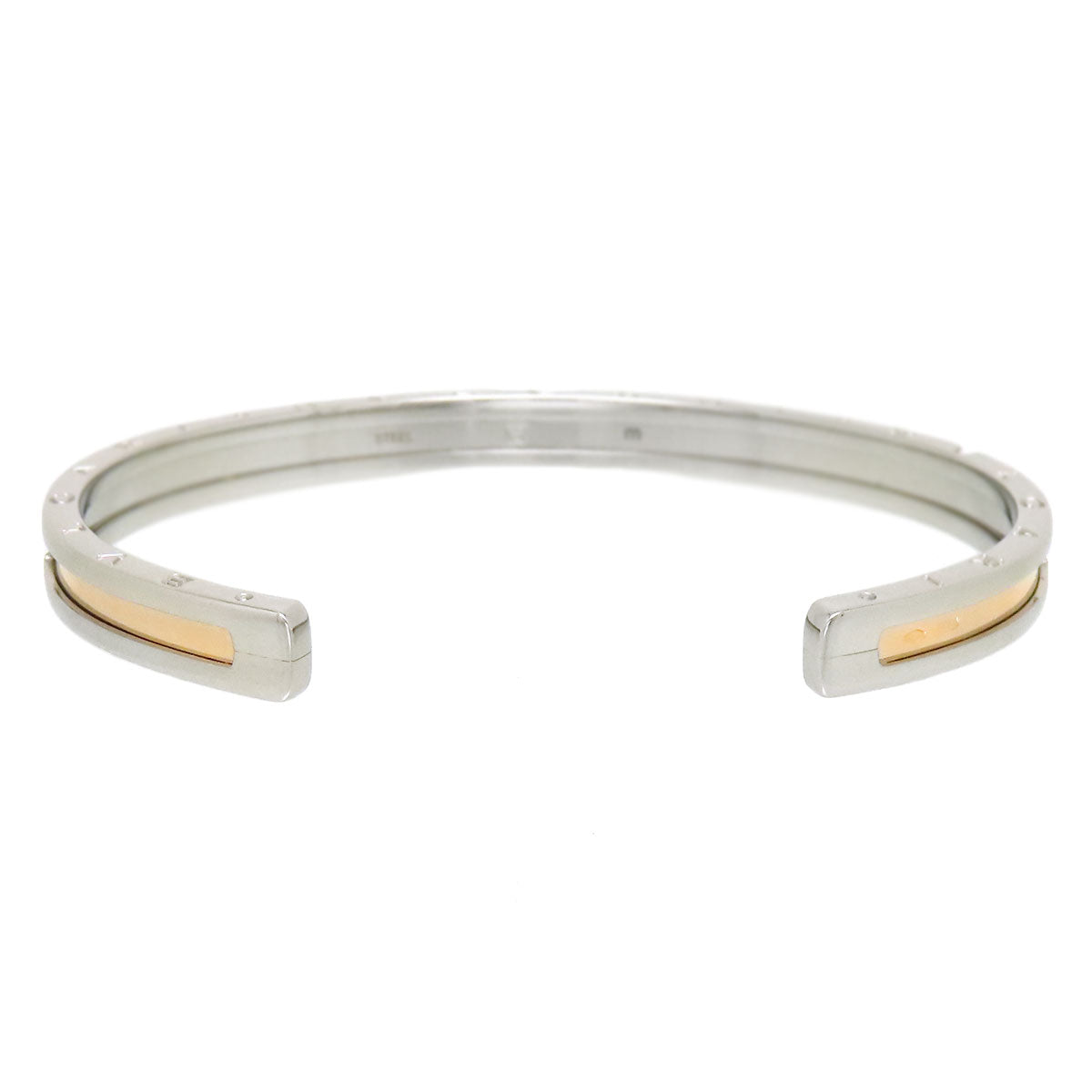 Bvlgari K18PG Steel Bangle 46627