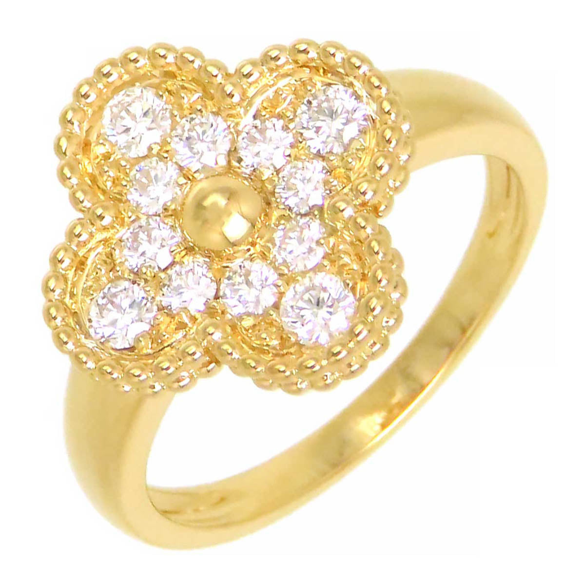 Van Cleef & Arpels Diamond Vintage Alhambra Ring