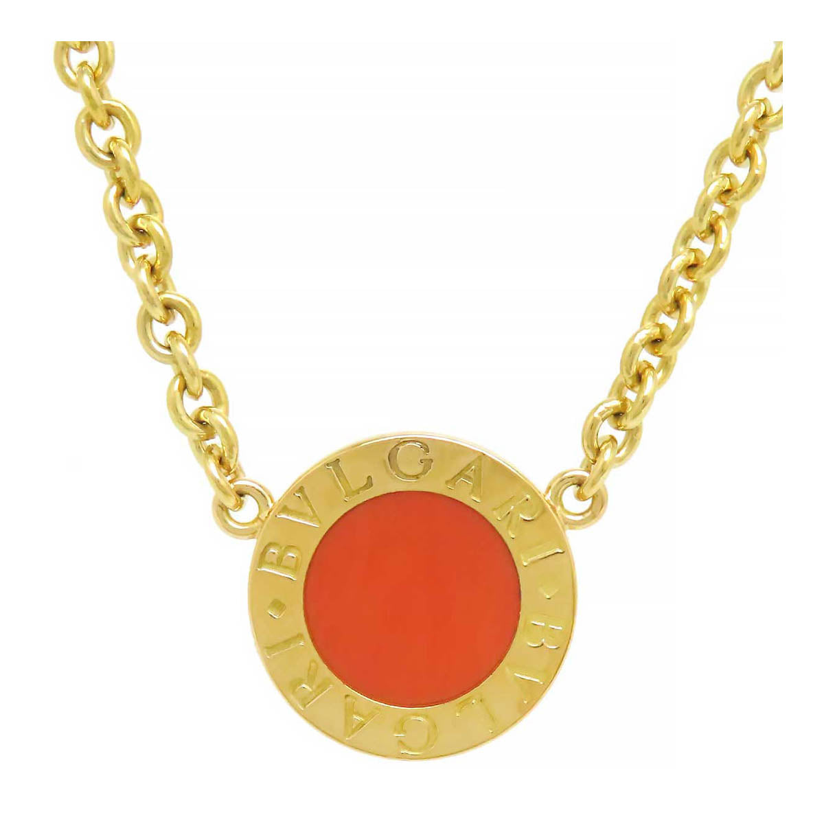 Bvlgari Coral Necklace K18YG