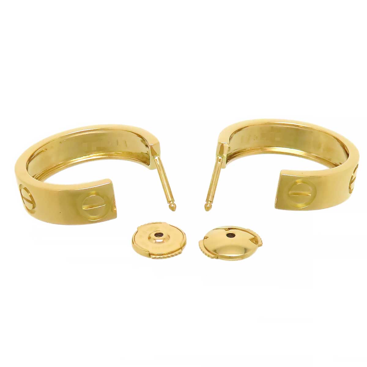 Cartier K18YG Love Earrings Clip