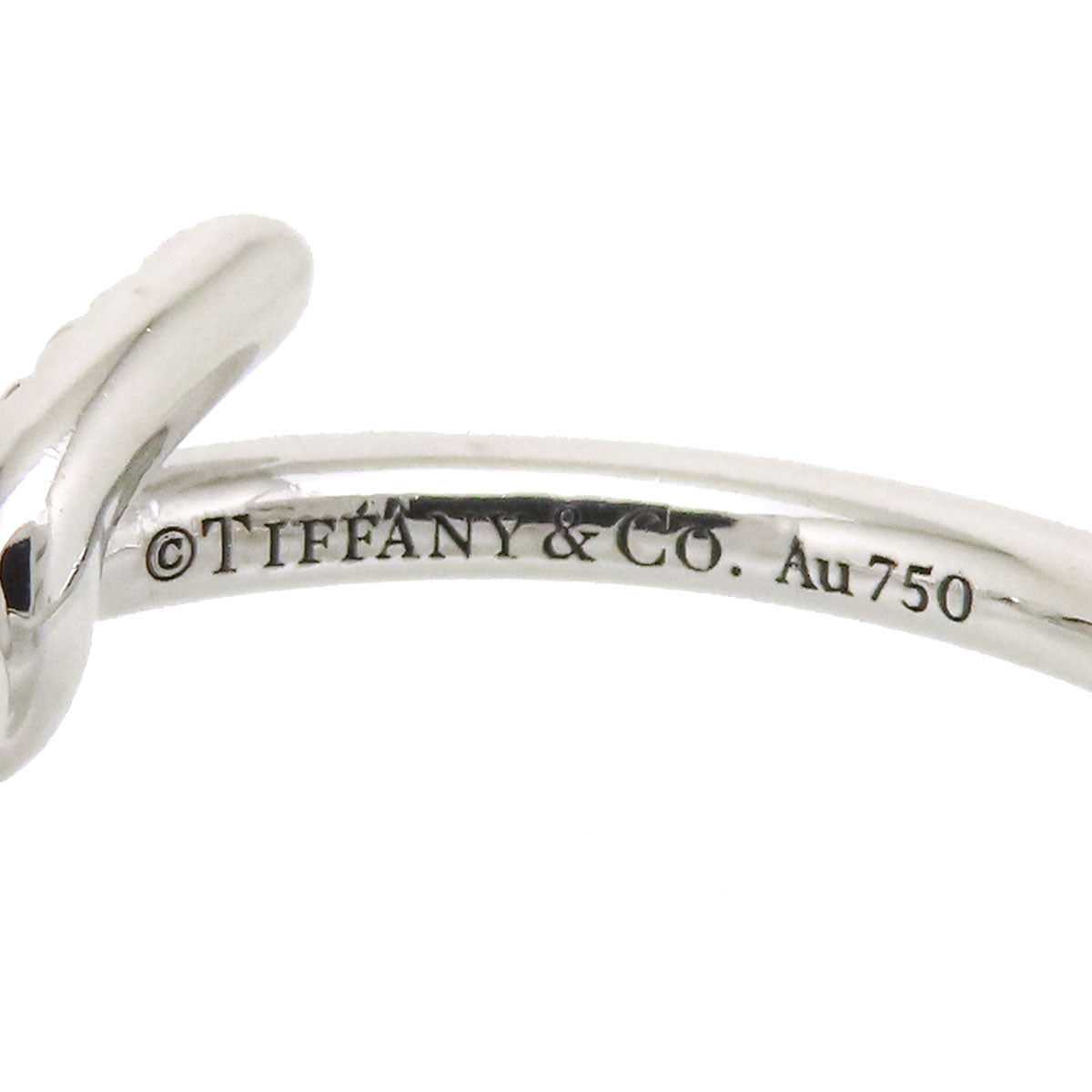 Tiffany & Co K18WG Diamond Ring