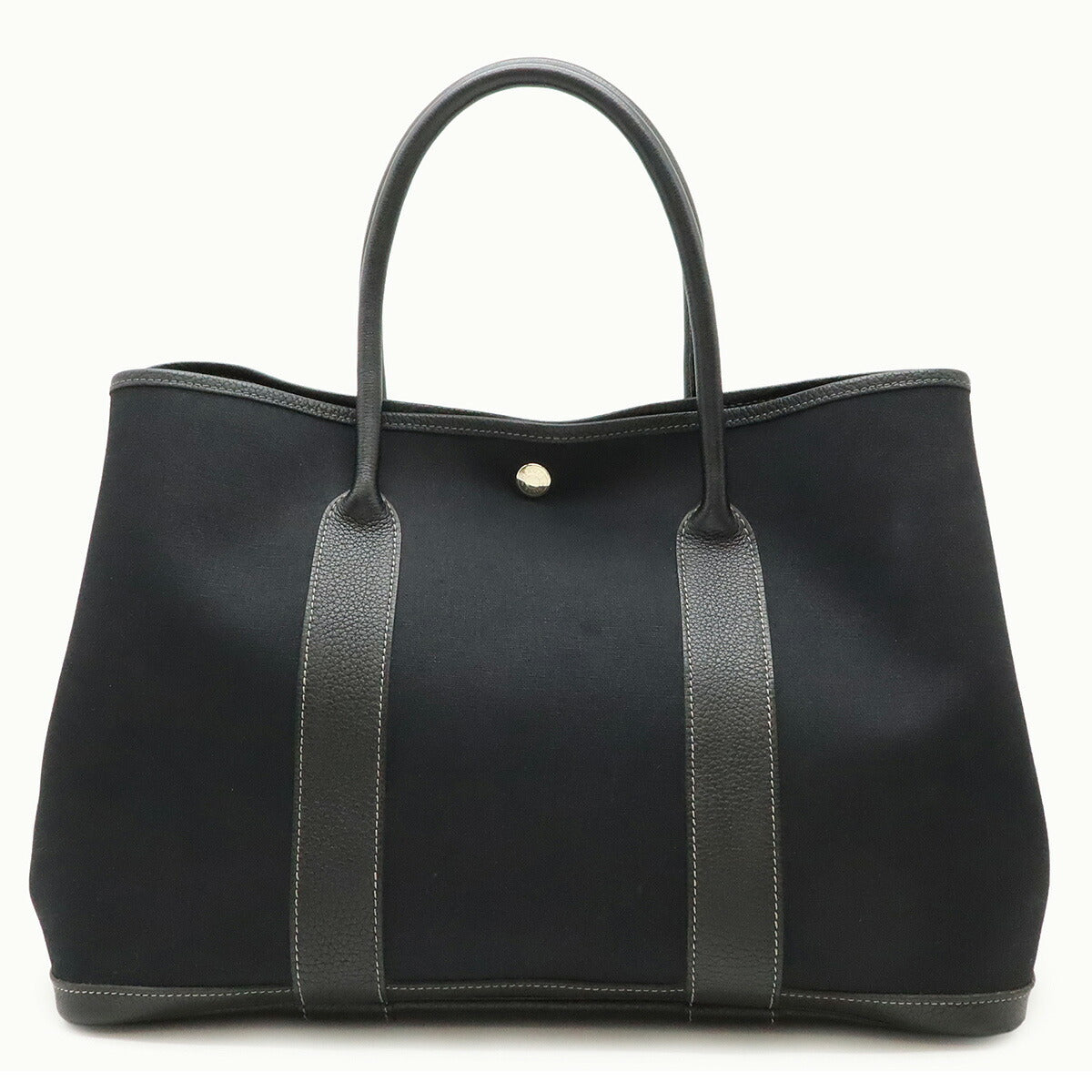 Hermes Garden Party Toil Officier Tote Bag