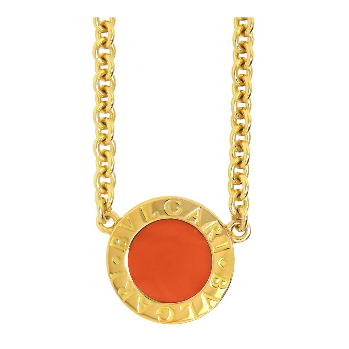 Bvlgari Coral Necklace K18YG