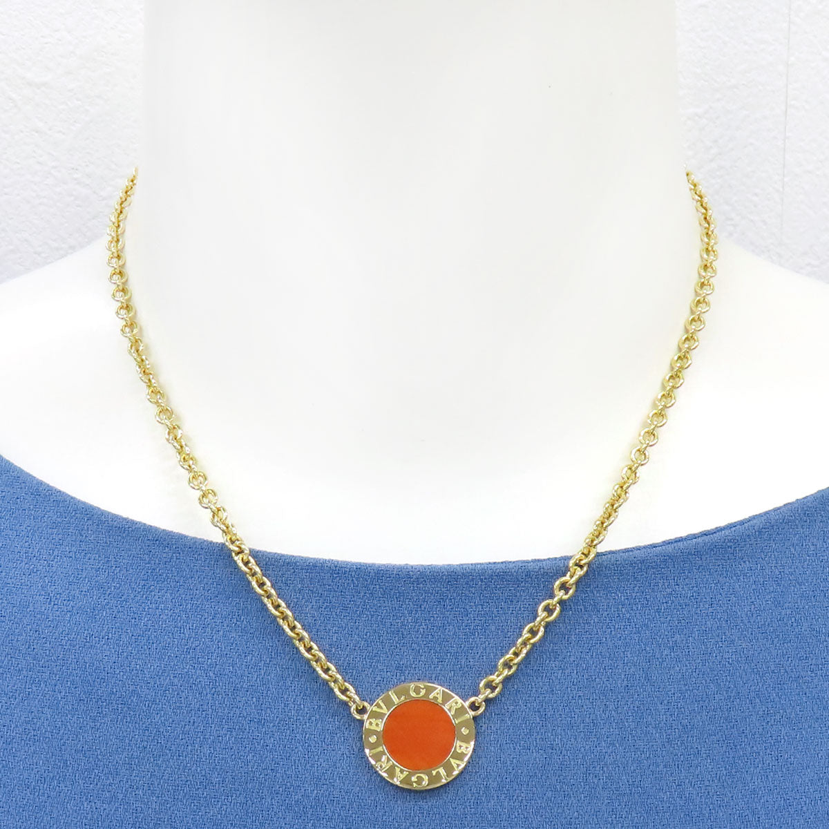 Bvlgari Coral Necklace K18YG