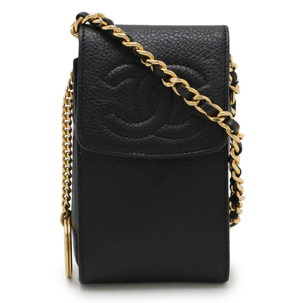 Chanel Caviar Leather Phone Shoulder Bag