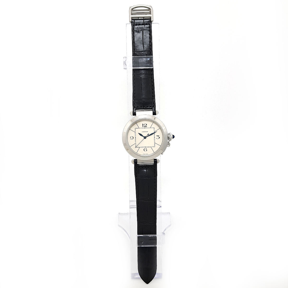 Cartier Stainless Steel Leather Automatic Watch W3107255