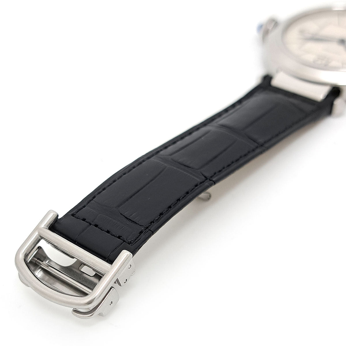 Cartier Stainless Steel Leather Automatic Watch W3107255