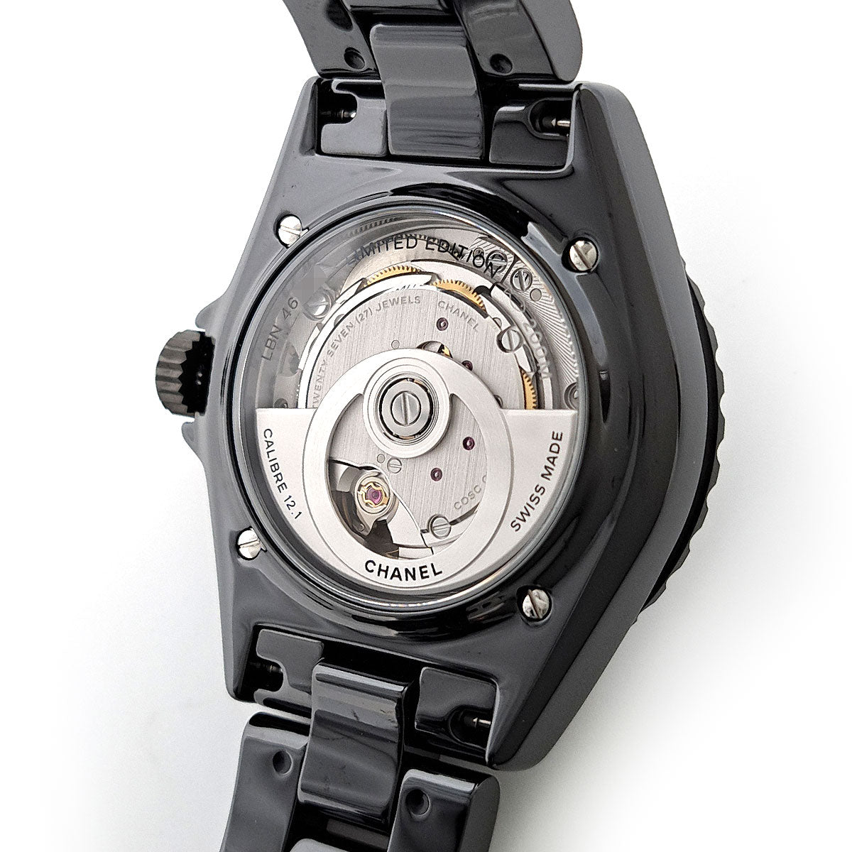 Chanel J12 H7418 Black Ceramic Automatic Watch