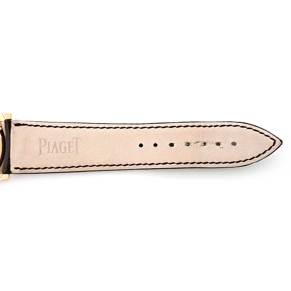 Piaget Pink Gold Leather Automatic Watch P10724